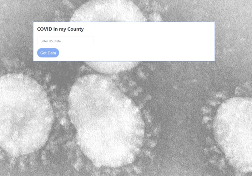 COVID in my County – screenshot 1