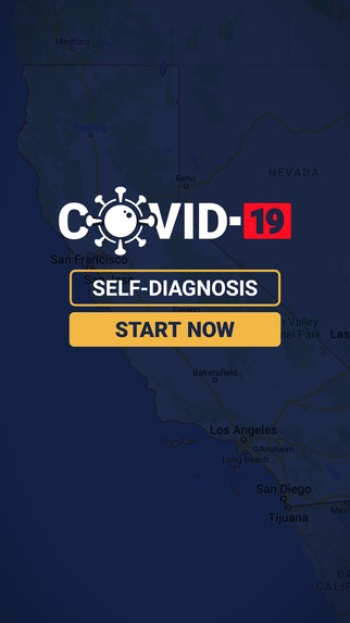 Maping Covid 19 self diagnose and tracker app – screenshot 4
