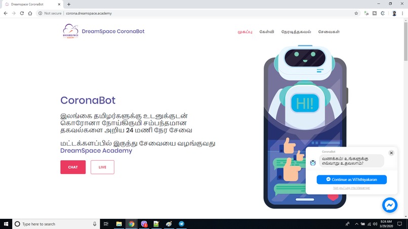 CoronaBot – screenshot 6