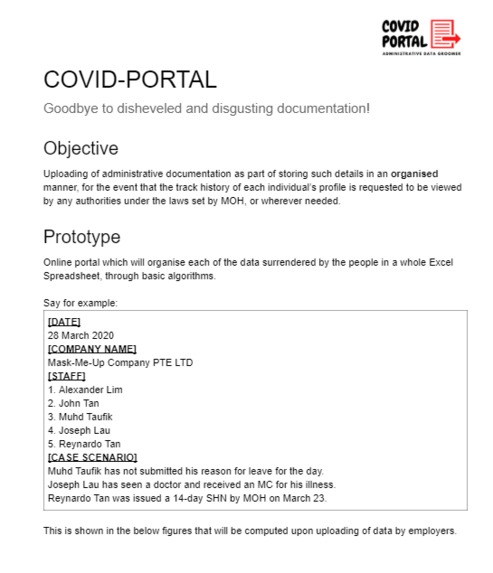 COVID-PORTAL – screenshot 4