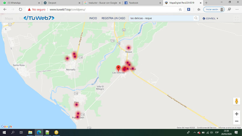MapaCovid19 – screenshot 1