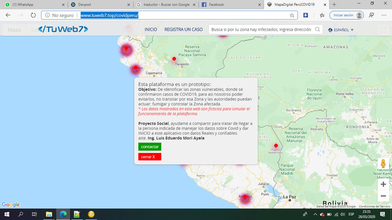 MapaCovid19 – screenshot 4