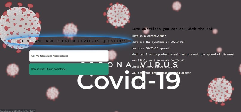 ChatBot – screenshot 1