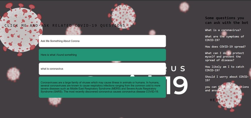 ChatBot – screenshot 2
