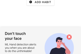 COVID-kit: Don't touch your face