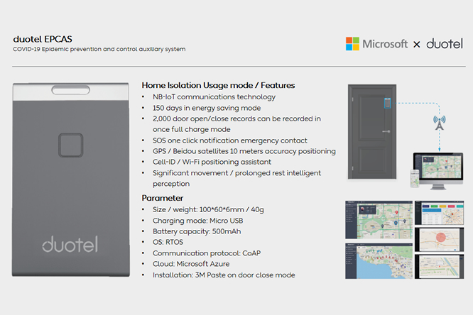 duotel COVID-19 Epidemic prevention and control system – screenshot 3