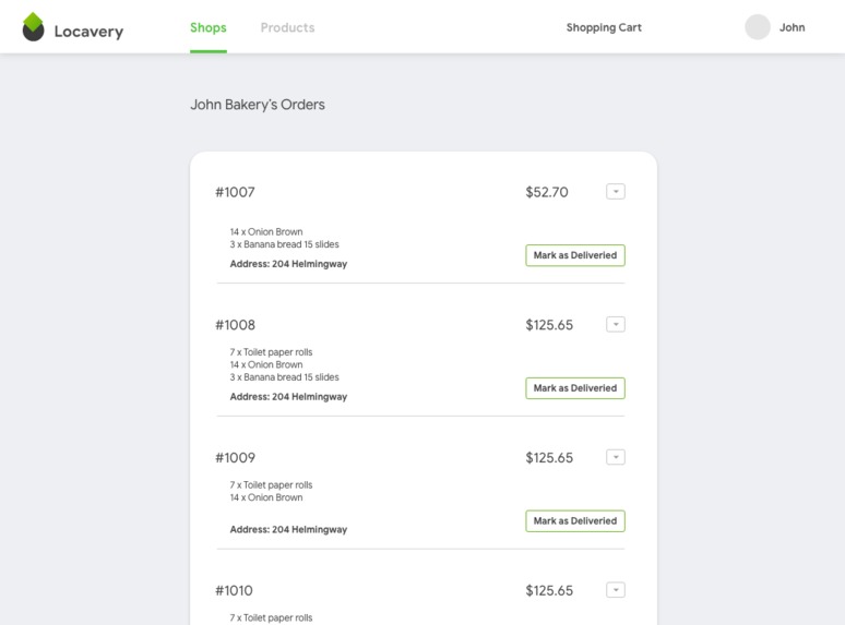 Locavery – screenshot 2