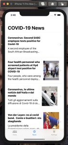 CoronaDistanceIOS – screenshot 4
