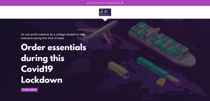 Covid19 Delivery – screenshot 1