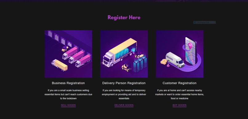 Covid19 Delivery – screenshot 2