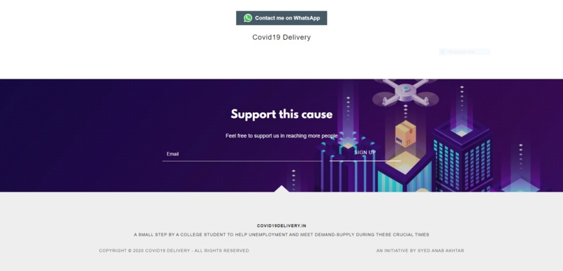 Covid19 Delivery – screenshot 4