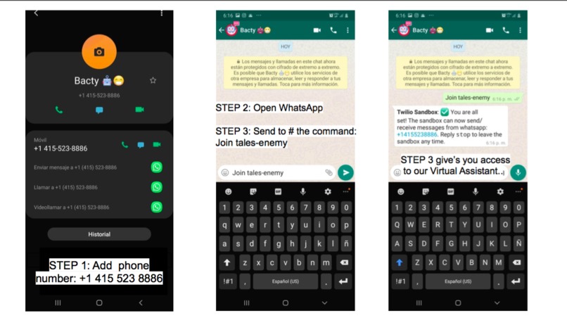 Bacty Bot – screenshot 2