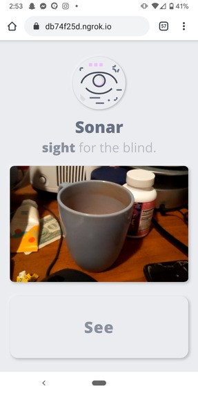 Sonar - Helping the Visually Impaired See – screenshot 3