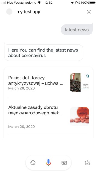 Voice & Text AI Virtual Assistant- Coronavirus Info – screenshot 3