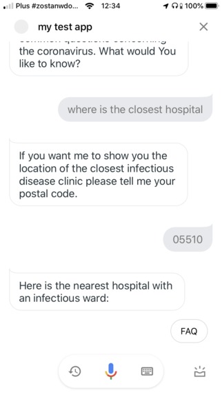 Voice & Text AI Virtual Assistant- Coronavirus Info – screenshot 4