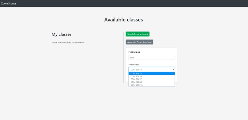 ZoomGroups – screenshot 3