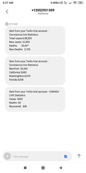 CovidNotify – screenshot 4