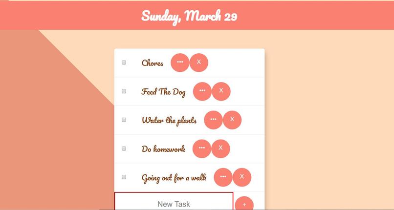 ToDoList – screenshot 1