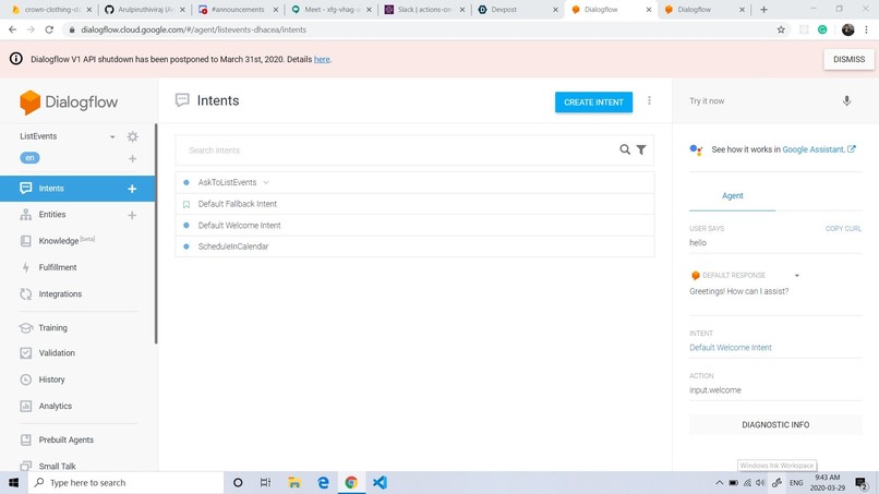 eventsScheduler-bot – screenshot 1