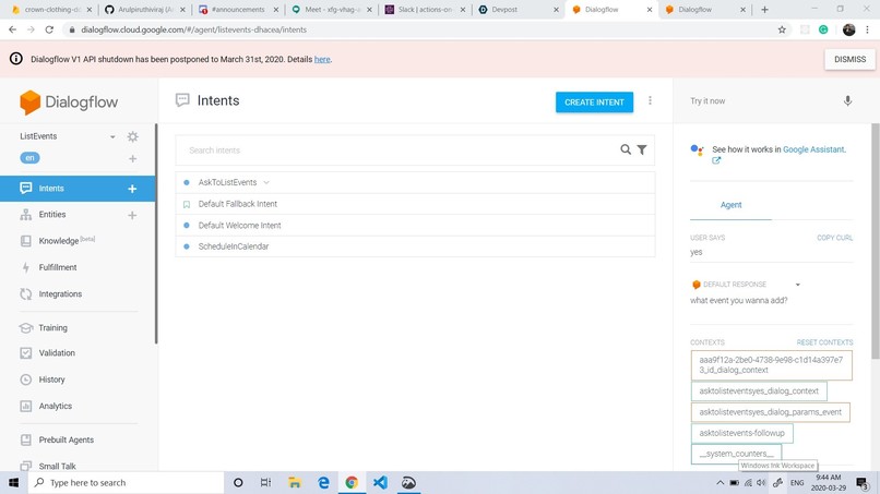 eventsScheduler-bot – screenshot 2