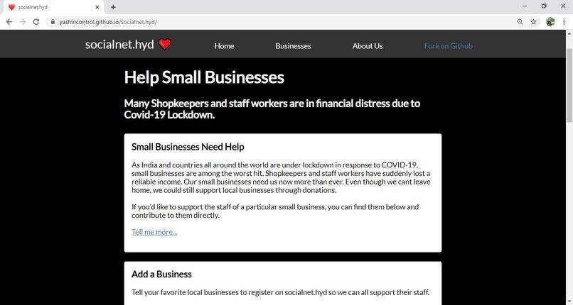 socialnet.hyd – screenshot 1