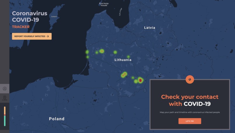 CovidApp – screenshot 1