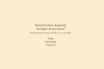 Healthcare Agency Budgeting Simulator