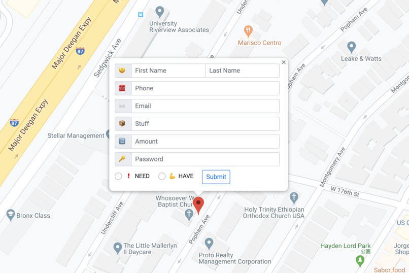 SuppliesMapForCov19 – screenshot 1