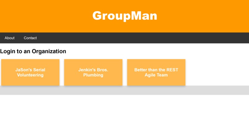 GroupMan.online – screenshot 1