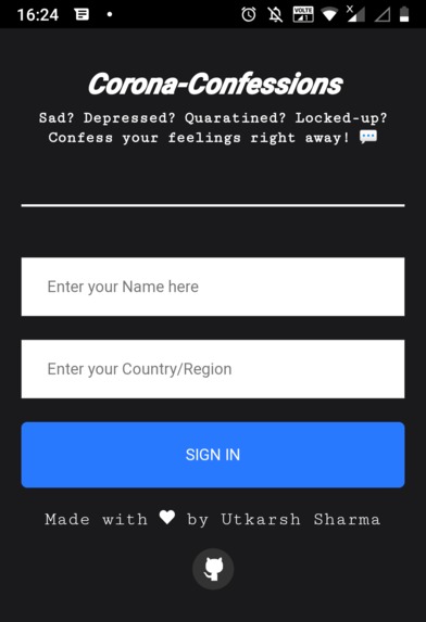 The Corona-Confessions Room – screenshot 6