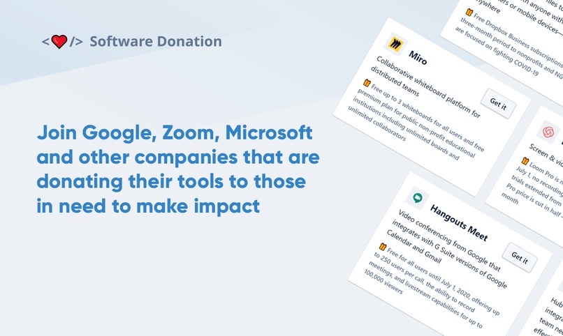 Software Donation – screenshot 2