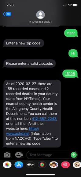 COVID Health Hotline Finder – screenshot 2