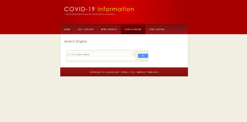 Coronavirus Information Center – screenshot 1