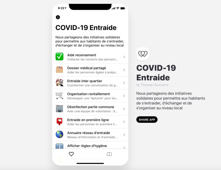 Solidarity Tools for Covid-19 (Application) – screenshot 1