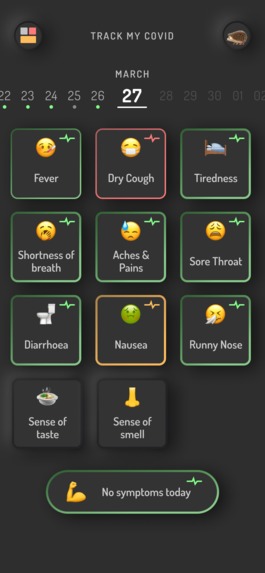 My Symptoms – screenshot 2