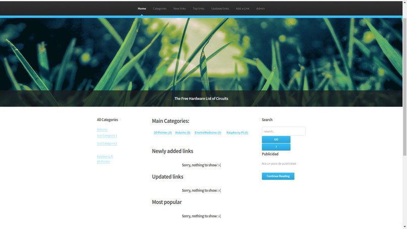 Freecircuit,  covid  projects hosting – screenshot 2