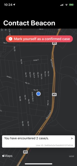 Contact Beacon – screenshot 2