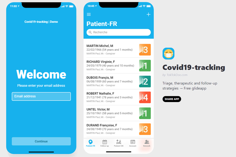 covid19-tracking – screenshot 1