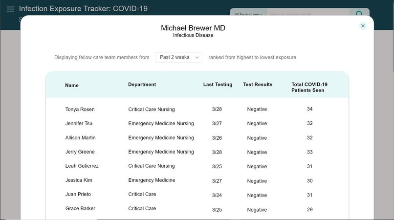 Infection Exposure Tracker – screenshot 2