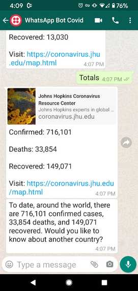 COVID-19 Bot Tracker – screenshot 3