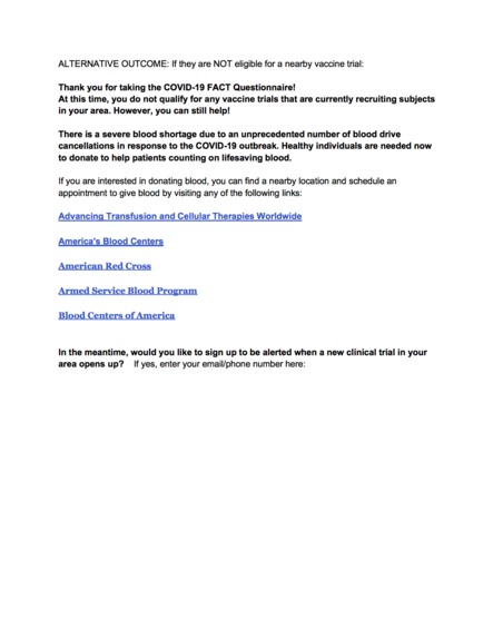 COVID F.A.C.T. – screenshot 3