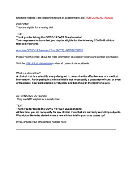 COVID F.A.C.T. – screenshot 4