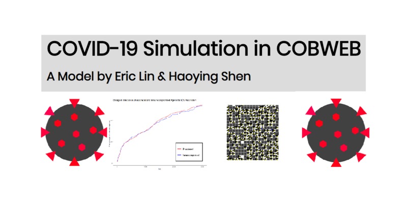 COVID-19 Simulation in COBWEB – screenshot 1
