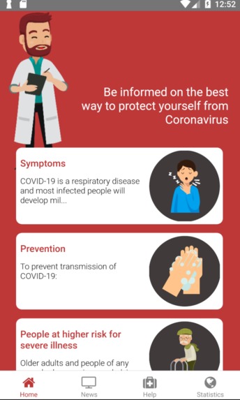 COVID-KNOW – screenshot 3