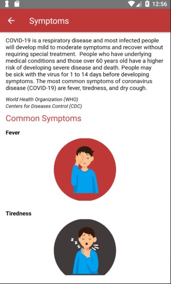 COVID-KNOW – screenshot 5