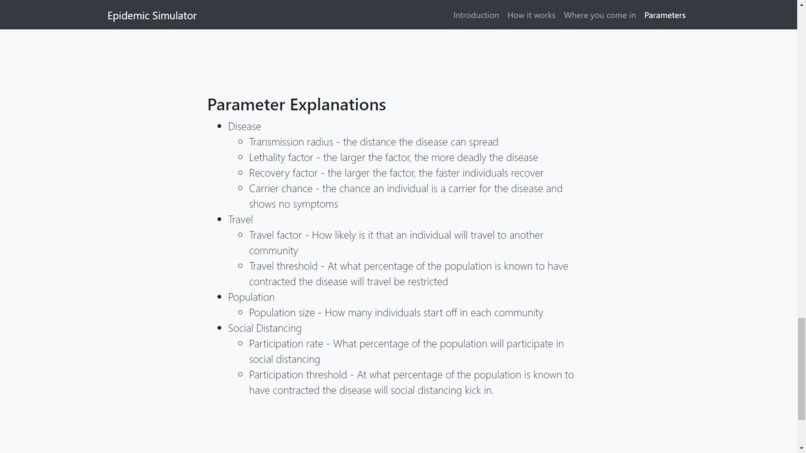 Epidemic Simulator – screenshot 4
