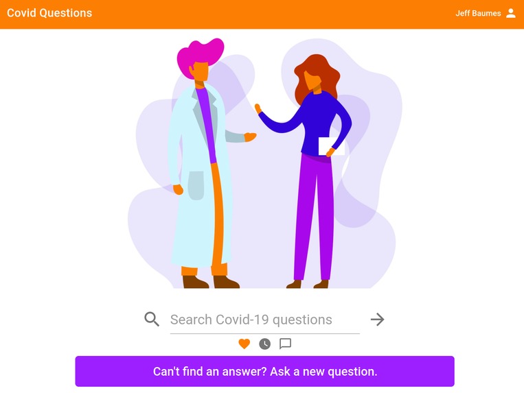 Covid Questions – screenshot 1