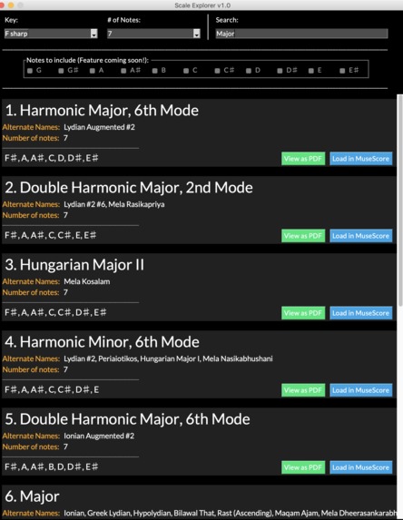 Scale Explorer – screenshot 2
