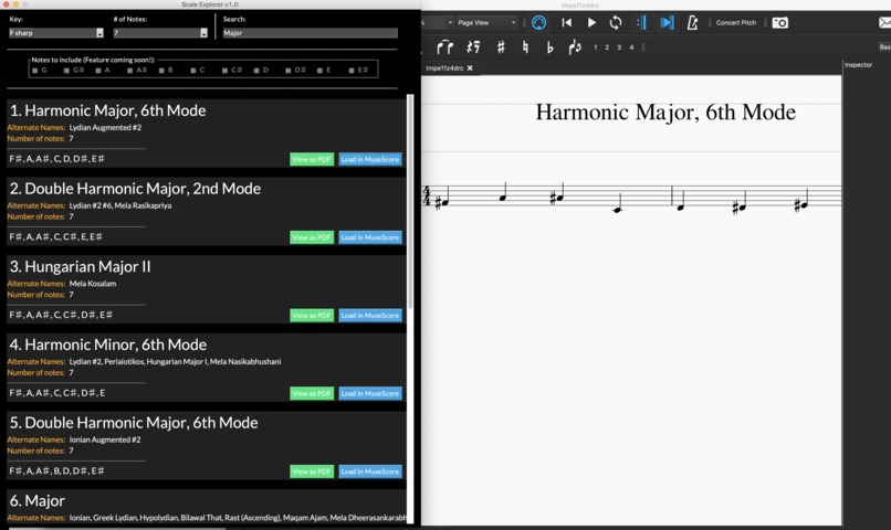 Scale Explorer – screenshot 1