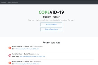 COPEVID-19 Supply Tracker